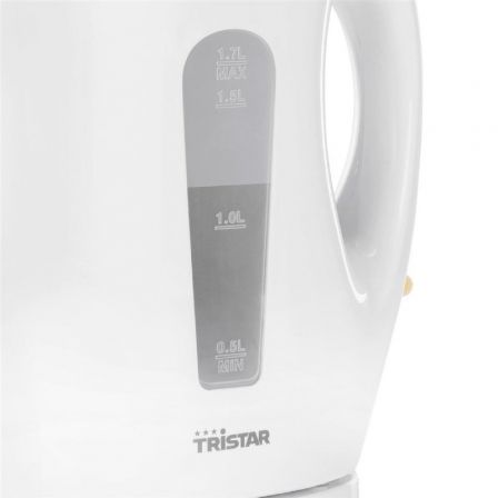Tristar Hervidor de Agua WK-3380 | 2200W de Potencia y 1.7L de Capacidad | Blanco