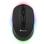 NGS SMOG-RB Ratón Inalámbrico Multimodo RGB 2400 DPI Negro