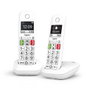 Gigaset L36852-H2901-D202 Teléfono DECT/analógico E290 Duo Inalámbrico con Identificador de Llamadas y Pantalla - Blanco