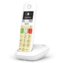 Gigaset L36852-H2901-D202 Teléfono DECT/analógico E290 Duo Inalámbrico con Identificador de Llamadas y Pantalla - Blanco