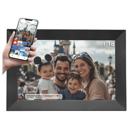 Denver Frameo PFF-1024 MK2 Marco Digital 25.6cm (10.1") Pantalla IPS Táctil 1280x800 16GB Negro