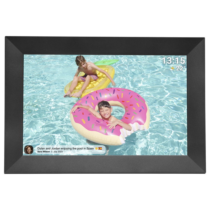 Denver Frameo PFF-1024 MK2 Marco Digital 25.6cm (10.1") Pantalla IPS Táctil 1280x800 16GB Negro