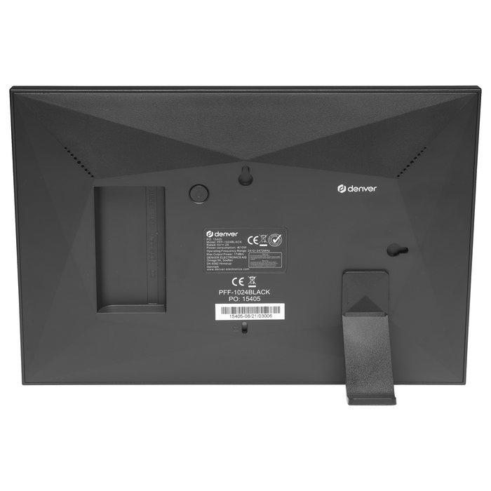 Denver Frameo PFF-1024 MK2 Marco Digital 25.6cm (10.1") Pantalla IPS Táctil 1280x800 16GB Negro