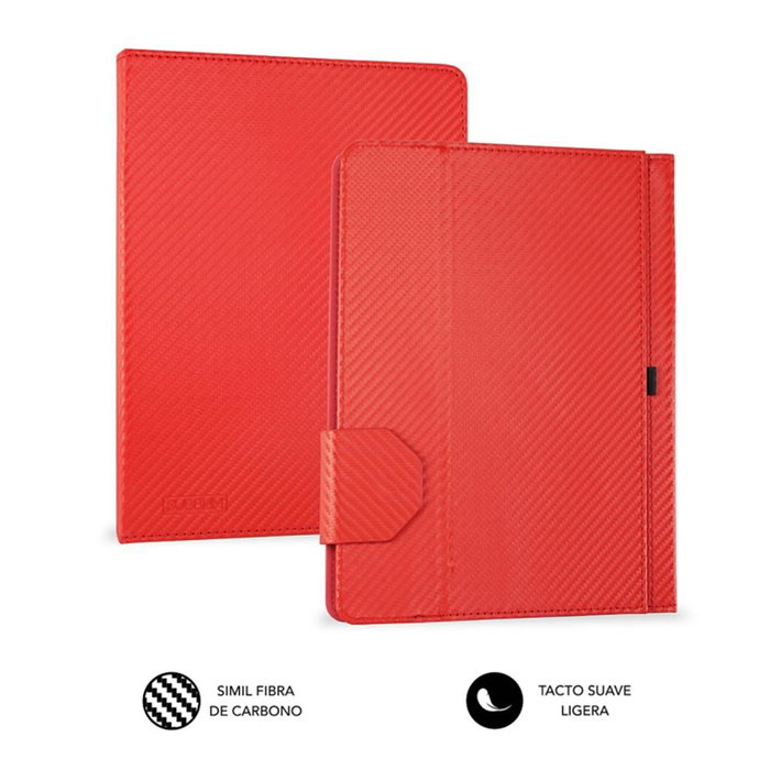 Subblim KEYTAB PRO USB Funda con Teclado Rojo 10,1 pulgadas