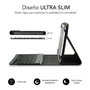 Subblim Keytab Pro Bluetooth Funda con Teclado, Rojo