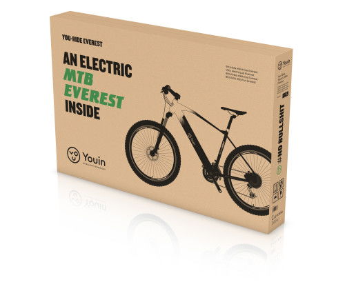 Youin Bicicleta Eléctrica MTB YOU-RIDE EVEREST 29'' con Batería LG 14Ah/36V, Cambio Shimano 21 Velocidades, Talla L, BK3000