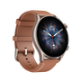 Amazfit GTR 3 Pro Smartwatch, Ref. W2040OV3N, Pantalla AMOLED 1.45" 46 mm, Correa de Cuero Marrón, GPS, Bluetooth 5.0, Resistencia al Agua 5 ATM