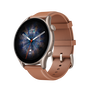 Amazfit GTR 3 Pro Smartwatch, Ref. W2040OV3N, Pantalla AMOLED 1.45" 46 mm, Correa de Cuero Marrón, GPS, Bluetooth 5.0, Resistencia al Agua 5 ATM