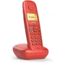 Gigaset A170 Teléfono DECT Inalámbrico para Escritorio con Agenda 50 Entradas, Pantalla 1.5", Modo ECO - Rojo
