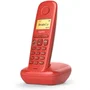 Gigaset A170 Teléfono DECT Inalámbrico para Escritorio con Agenda 50 Entradas, Pantalla 1.5", Modo ECO - Rojo