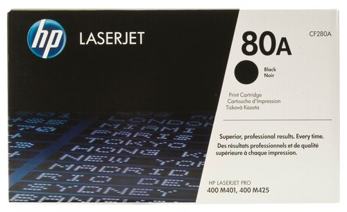 HP 80A Negro (CF280A) Tóner Original