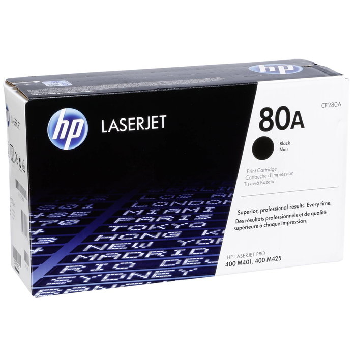 HP 80A Negro (CF280A) Tóner Original