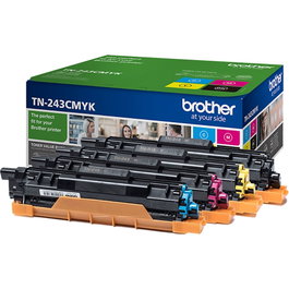 Brother TN243CMYK Multipack de Tóner Original (Negro, Cian, Magenta, Amarillo)