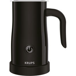 Krups XL1008 Calentador Espumador de Leche Automático Negro 500W Capacidad 0.3L con Acero Inoxidable y Apagado Automático