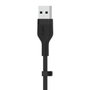 Belkin BOOST↑CHARGE Flex Cable USB A a USB C 1 m Negro