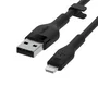 Belkin CAA008BT1MBK Cable USB 1 m USB A a USB C/Lightning para iPhone Negro - Conector Lightning 1 metro
