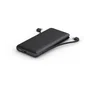 Belkin Powerbank 10000 mAh con cables integrados USB-C y Lightning Negro