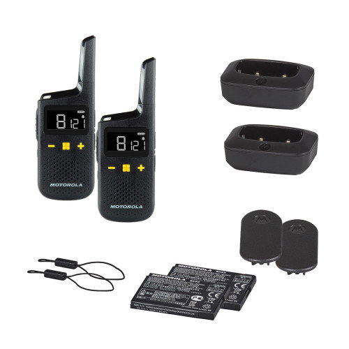 Motorola XT185 Duo Set - Walkie Talkie PMR446 Negro