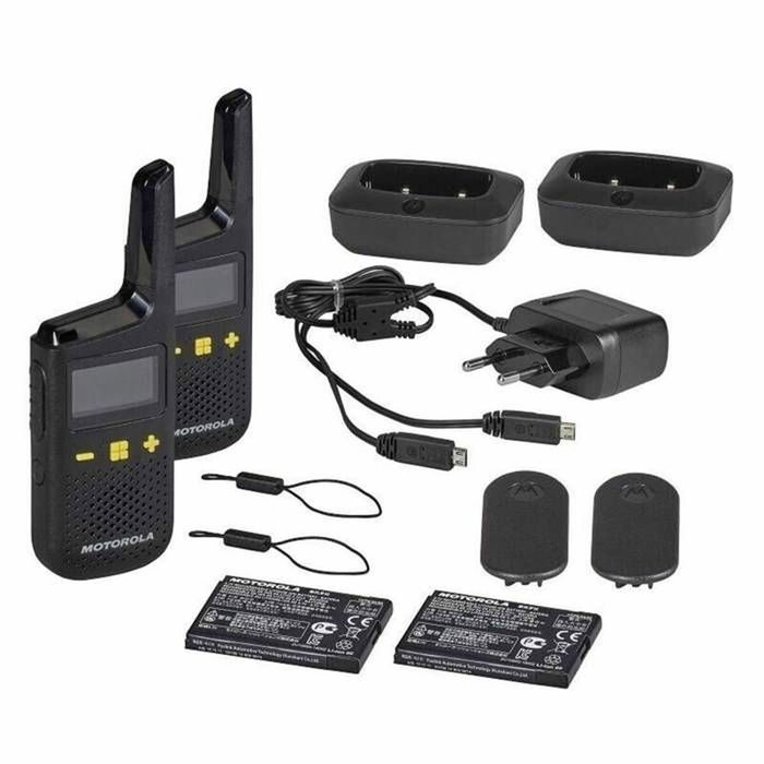 Motorola XT185 Duo Set - Walkie Talkie PMR446 Negro