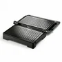 Ufesa Grill Haku PR1100 Parrilla Eléctrica de Contacto 1000W, Placas Apertura 180°, Negro, Dimensiones 30.2x27.8x11.3 cm, Antiadherente
