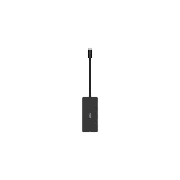 Belkin AVC003BTBK Adaptador USB-C 4 en 1 con HDMI, DisplayPort, VGA y DVI Negro