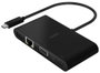 Belkin AVC004BTBK Hub USB-C 5 en 1 con HDMI 4K, VGA, Ethernet y 100W PD Negro