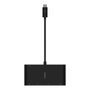 Belkin AVC004BTBK Hub USB-C 5 en 1 con HDMI 4K, VGA, Ethernet y 100W PD Negro
