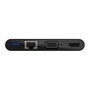 Belkin AVC004BTBK Hub USB-C 5 en 1 con HDMI 4K, VGA, Ethernet y 100W PD Negro