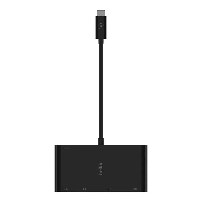 Belkin AVC004BTBK Hub USB-C con HDMI, VGA, Ethernet y Carga 100W Negro