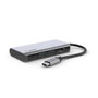 Belkin AVC006btSGY Hub USB-C a HDMI y USB-A 3.2 Gen 1, Power Delivery 100W, Plata