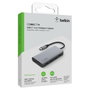 Belkin AVC006BTSGY Adaptador Multimedia USB-C 4 en 1 con HDMI 4K y Carga 100W