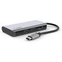 Belkin AVC006btSGY Adaptador Multiport USB-C 4 en 1 con HDMI 4K y Carga 100W