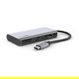 Belkin AVC006btSGY Adaptador multiport USB-C 4 en 1, USB 3.2 Gen 1, 100W, HDMI 4K, USB-A, Plata