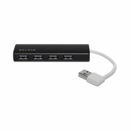 Belkin F4U042BT Hub USB 2.0 de 4 puertos, Negro