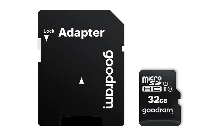 Goodram Tarjeta de Memoria MicroSDHC UHS-I 32 GB Clase 10 (U1) con Adaptador SD M1AA-0320R12 Goodram Tarjeta de Memoria MicroSDHC UHS-I 32 GB Clase 10 (U1) con Adaptador SD M1AA-0320R12