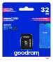 Goodram Tarjeta de Memoria MicroSDHC UHS-I 32 GB Clase 10 (U1) con Adaptador SD M1AA-0320R12
