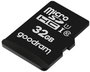 Goodram Tarjeta de Memoria MicroSDHC UHS-I 32 GB Clase 10 (U1) con Adaptador SD M1AA-0320R12