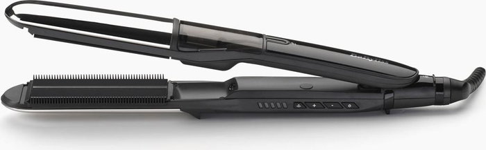 Babyliss Steam Shine ST496E - Plancha para el pelo a vapor con placas de cerámica de 39 mm