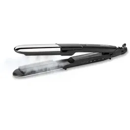 BaByliss ST496E Plancha para el pelo a vapor Steam Shine con función iónica y placas de cerámica de 39 mm, 5 temperaturas hasta 230 °C
