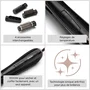 BaByliss Perfect Finish AS126E Cepillo de aire iónico Negro, 1000W