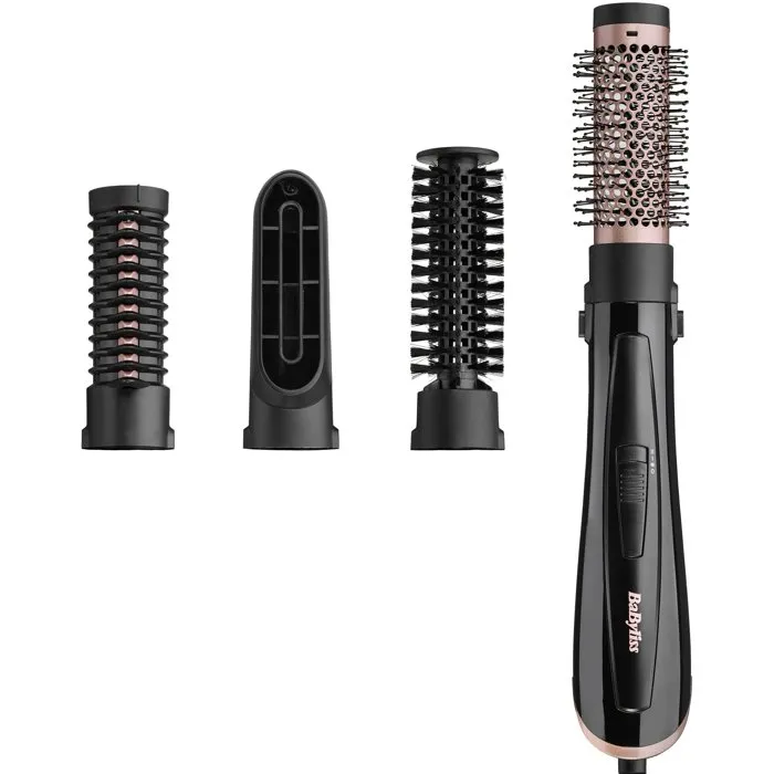 BaByliss Perfect Finish AS126E Cepillo de aire iónico Negro, 1000W BaByliss Perfect Finish AS126E Cepillo de aire iónico Negro, 1000W