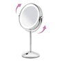 Babyliss Espejo de Maquillaje Cromado LED x10 Aumentos 9436e