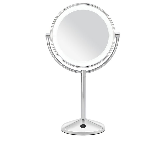 Babyliss 9436E Espejo de Maquillaje LED con Luz, Espejo Doble Cara (1X y 10X Aumentos) - Cromado Babyliss 9436E Espejo de Maquillaje LED con Luz, Espejo Doble Cara (1X y 10X Aumentos) - Cromado