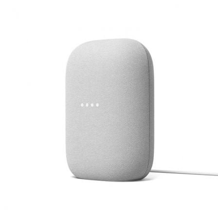 Google Nest Audio Altavoz Inteligente con Asistente de Voz Google Assistant, Wi-Fi y Bluetooth, Color Tiza GA01420-ES