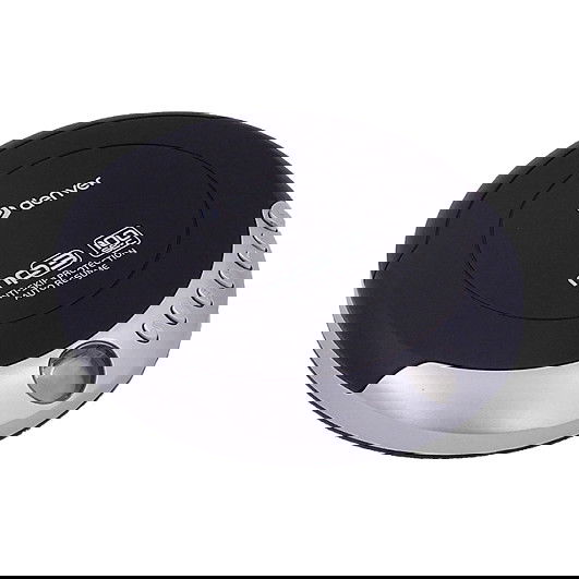 Denver DMP-391 Reproductor de CD Portátil MP3 Antichoque, Negro y Gris, con Auriculares Incluidos