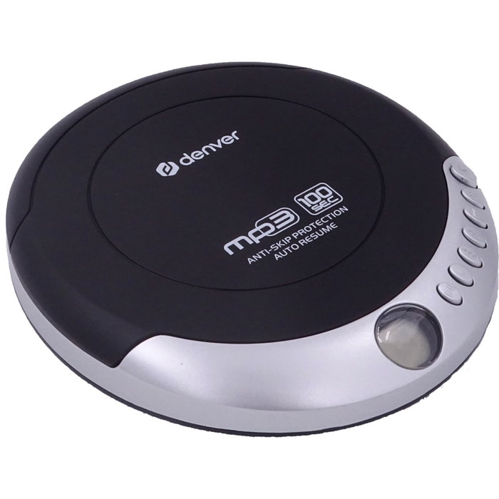 Denver DMP-391 Reproductor de CD portátil Negro, Gris