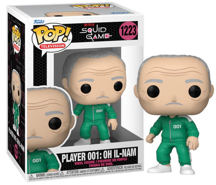 Funko Pop El Juego del Calamar Il-Nam, Jugador 001