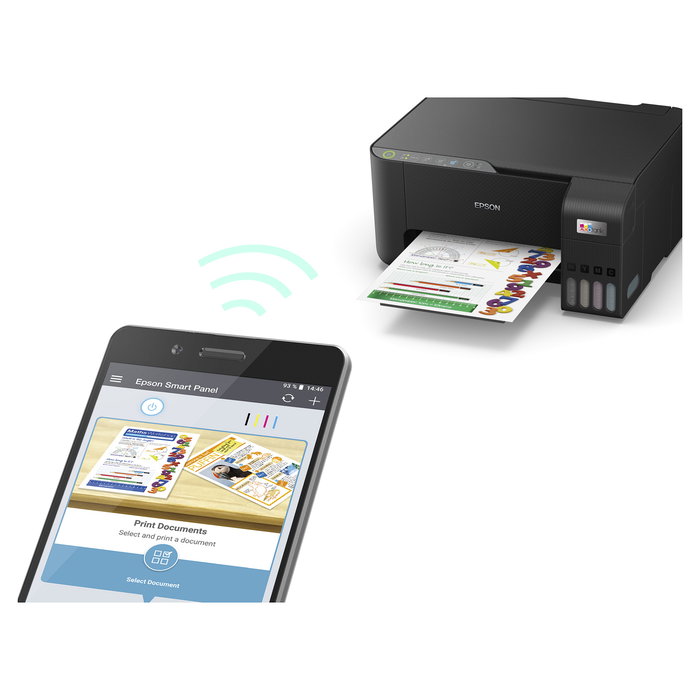 Epson EcoTank ET-2815 Impresora Multifunción A4 Color con Wi-Fi, Negro