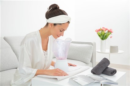 Beurer FS-60 Sauna Facial 3 en 1 Blanco/Rosa