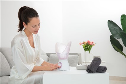 Beurer FS-60 Sauna Facial 3 en 1 Blanco/Rosa
